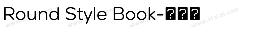 Round Style Book字体转换 Round Style Book字体转换